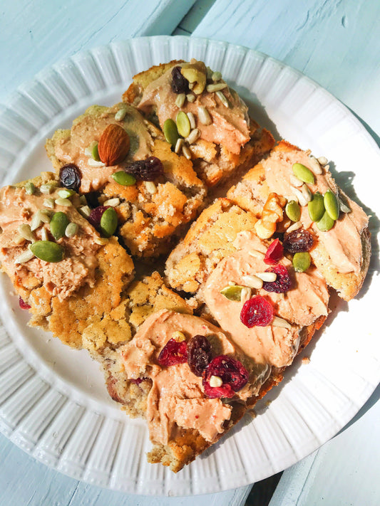 Strawberry Cashew Banana Bread