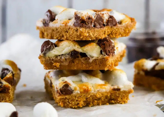 Dairy-Free Coconut S'mores Bars