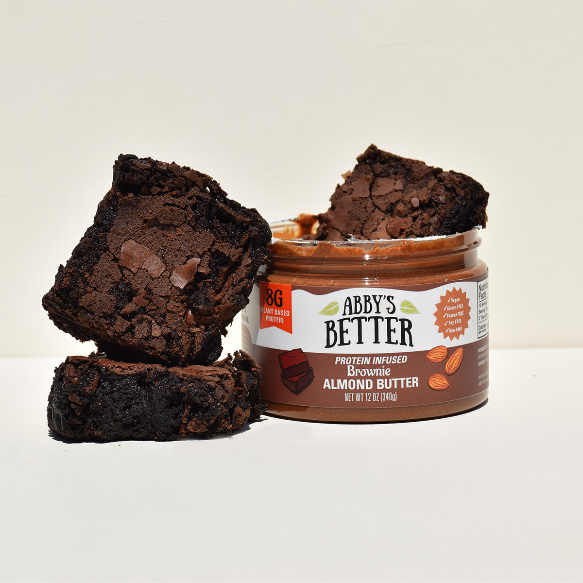 Brownie Protein Almond Butter – Abby's Better