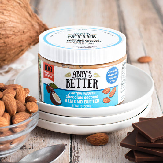 Chocolate Coconut Protein Almond Butter Nut Butter Abby's Better