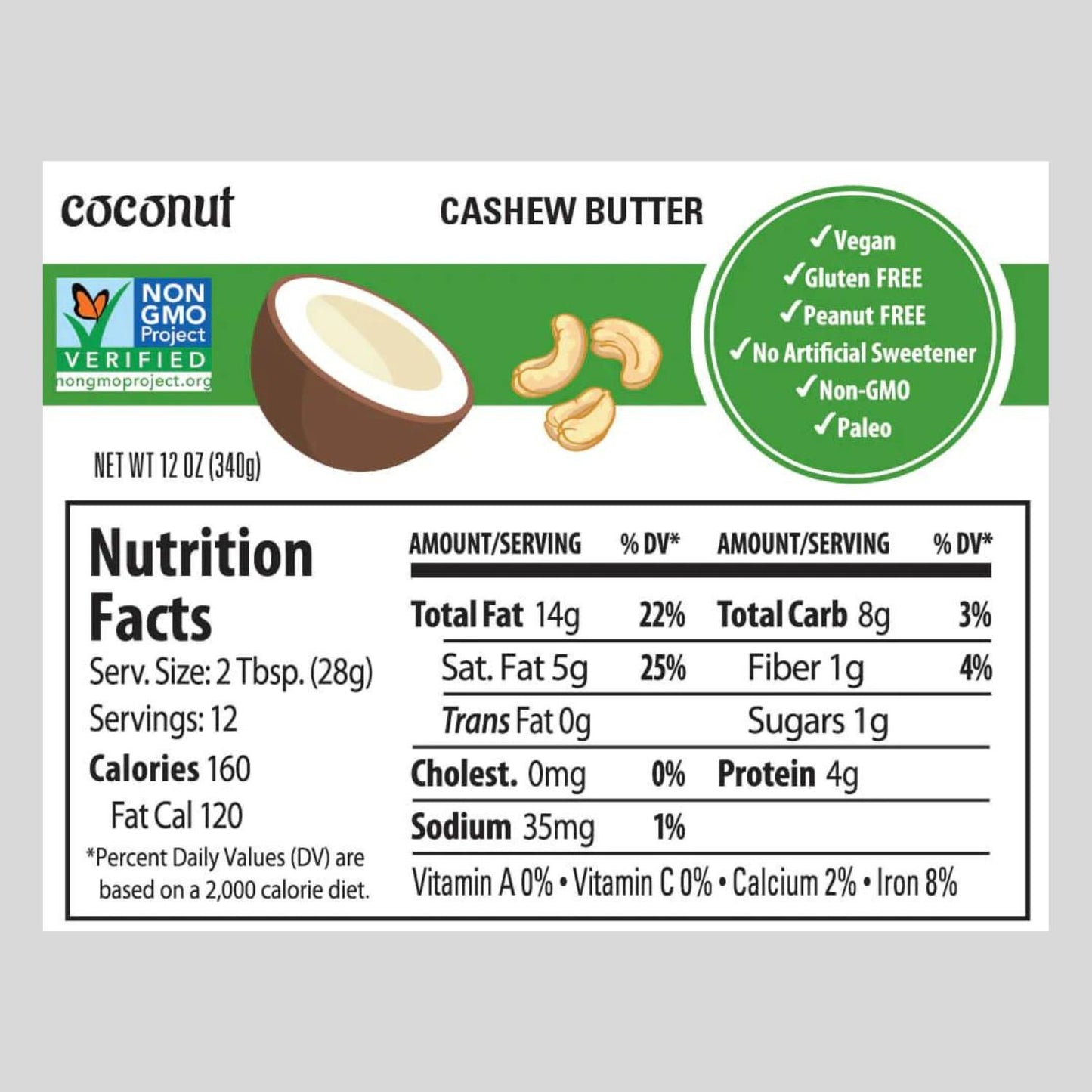 Coconut Cashew Butter