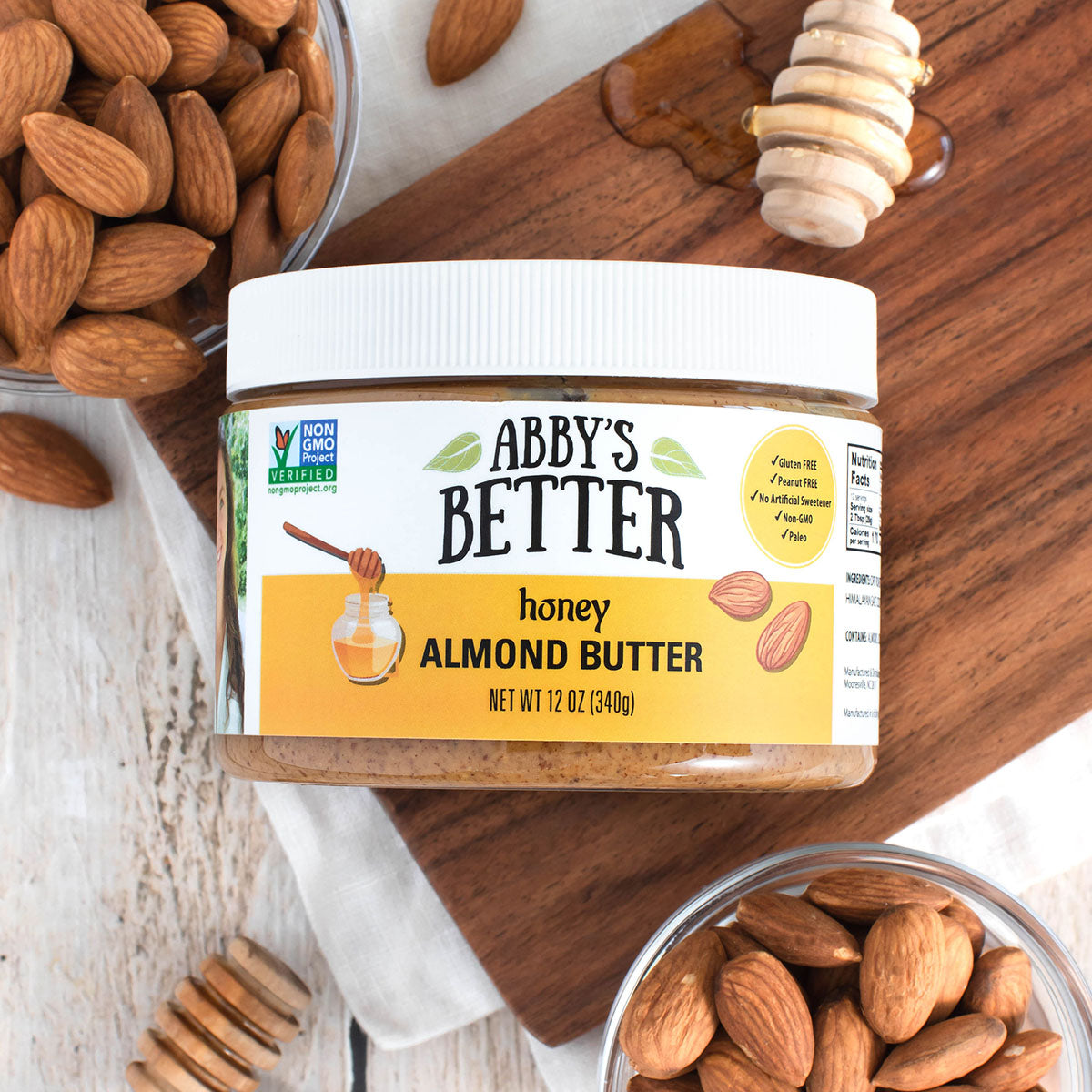 Honey Almond Butter Nut Butter Abby's Better