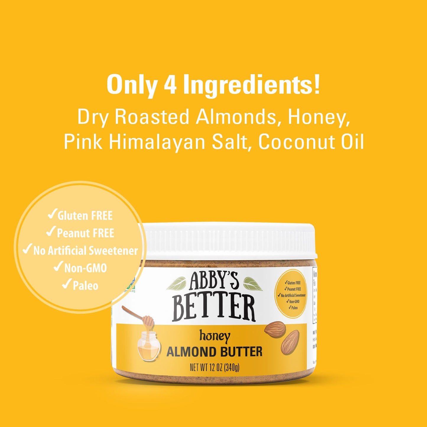 Honey Almond Butter Nut Butter Abby's Better
