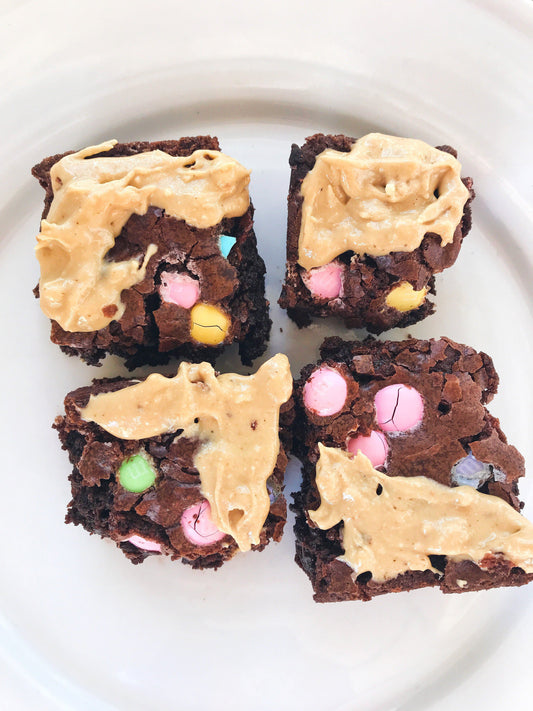 Easter Brownies with Coconut Cashew - VG / GF / PF