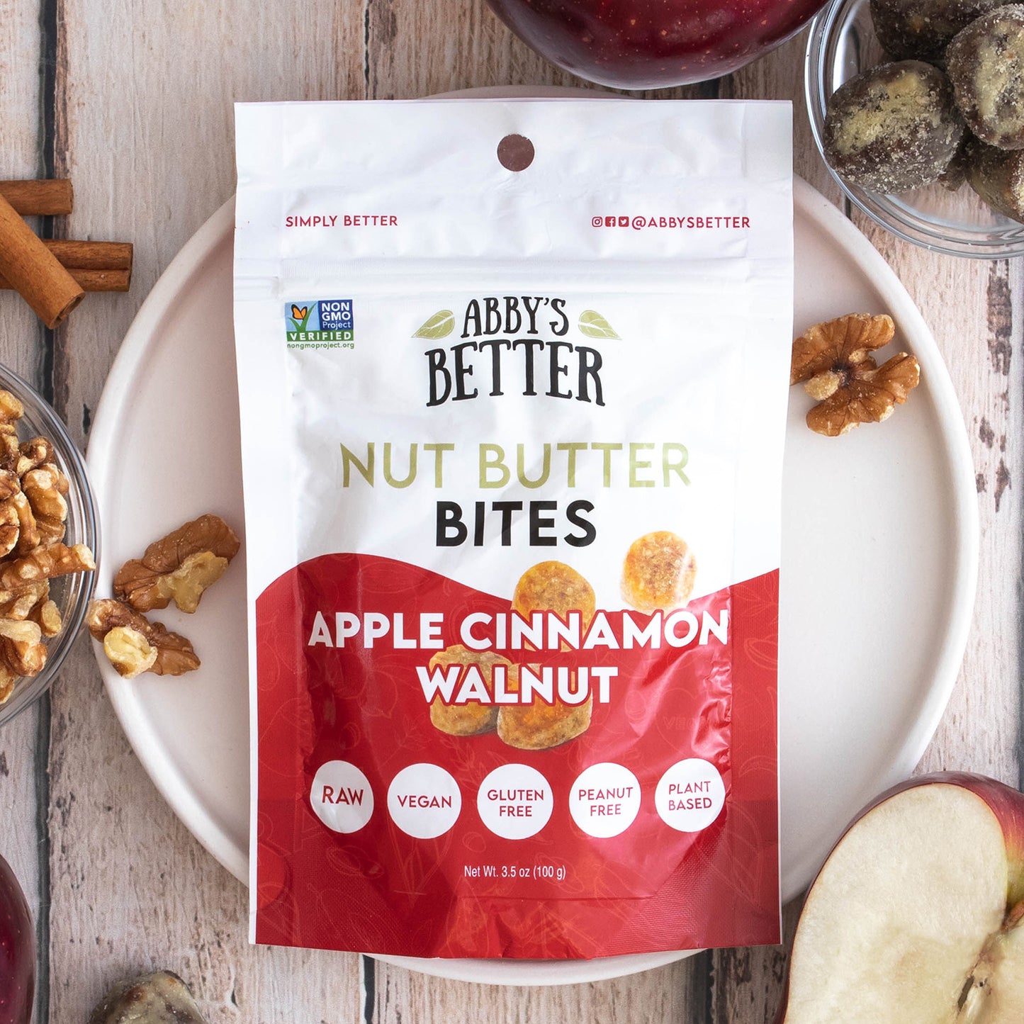 Apple Cinnamon Walnut Bites - 3 Pack