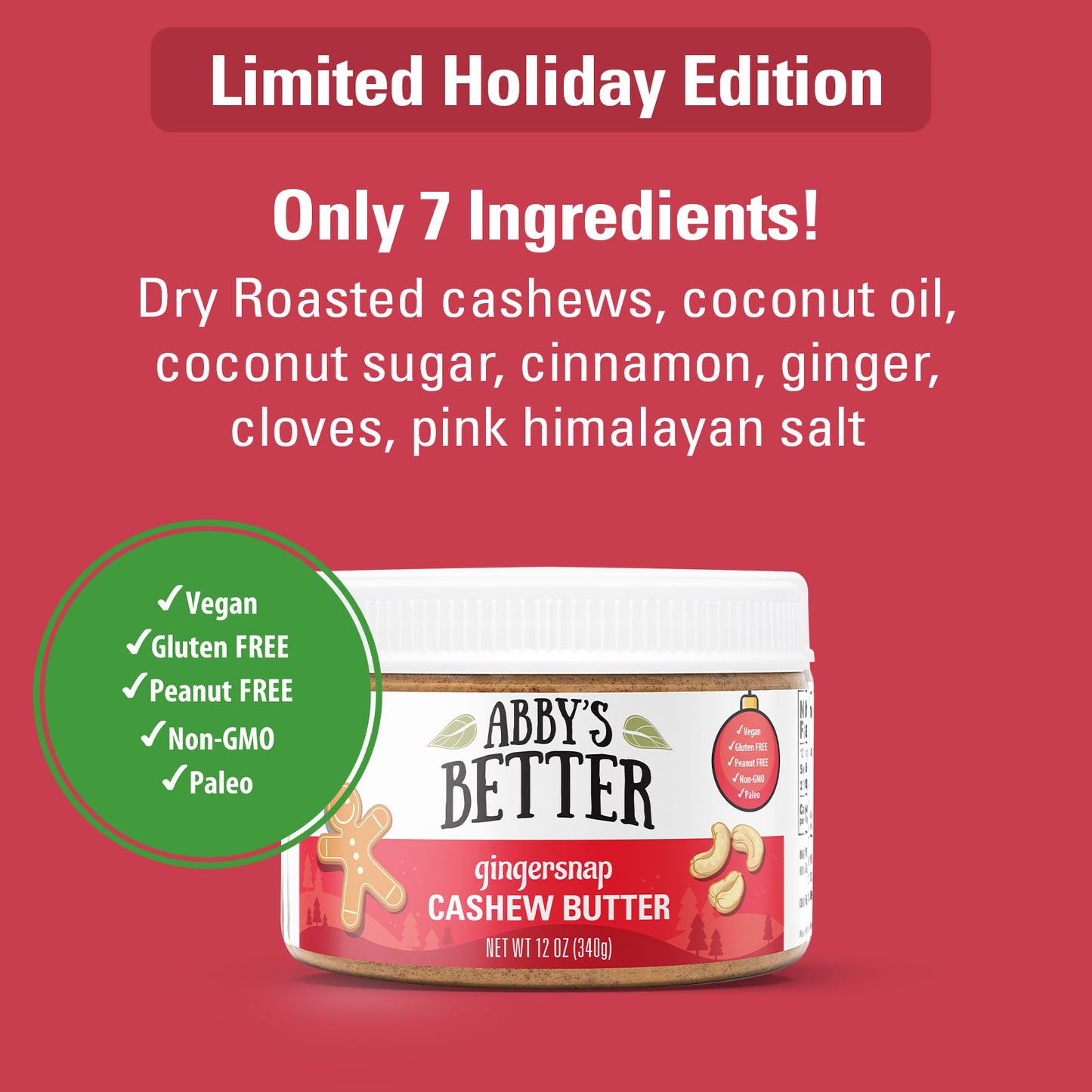 Gingersnap Cashew Butter [Limited Edition]